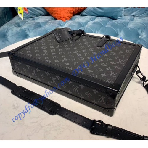 Louis Vuitton Monogram Eclipse Soft Trunk Briefcase M44952 LuxTime