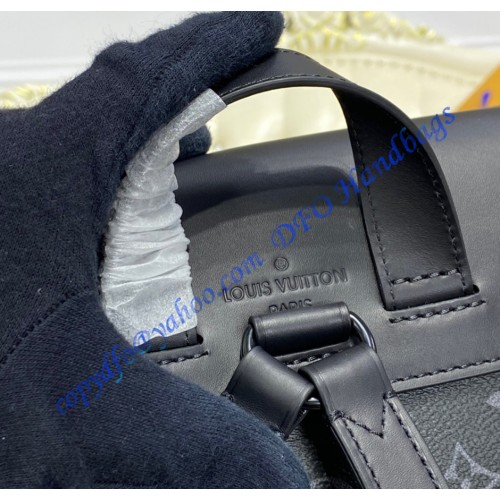 Louis Vuitton Monogram Eclipse Trio Backpack M45670black LuxTime DFO