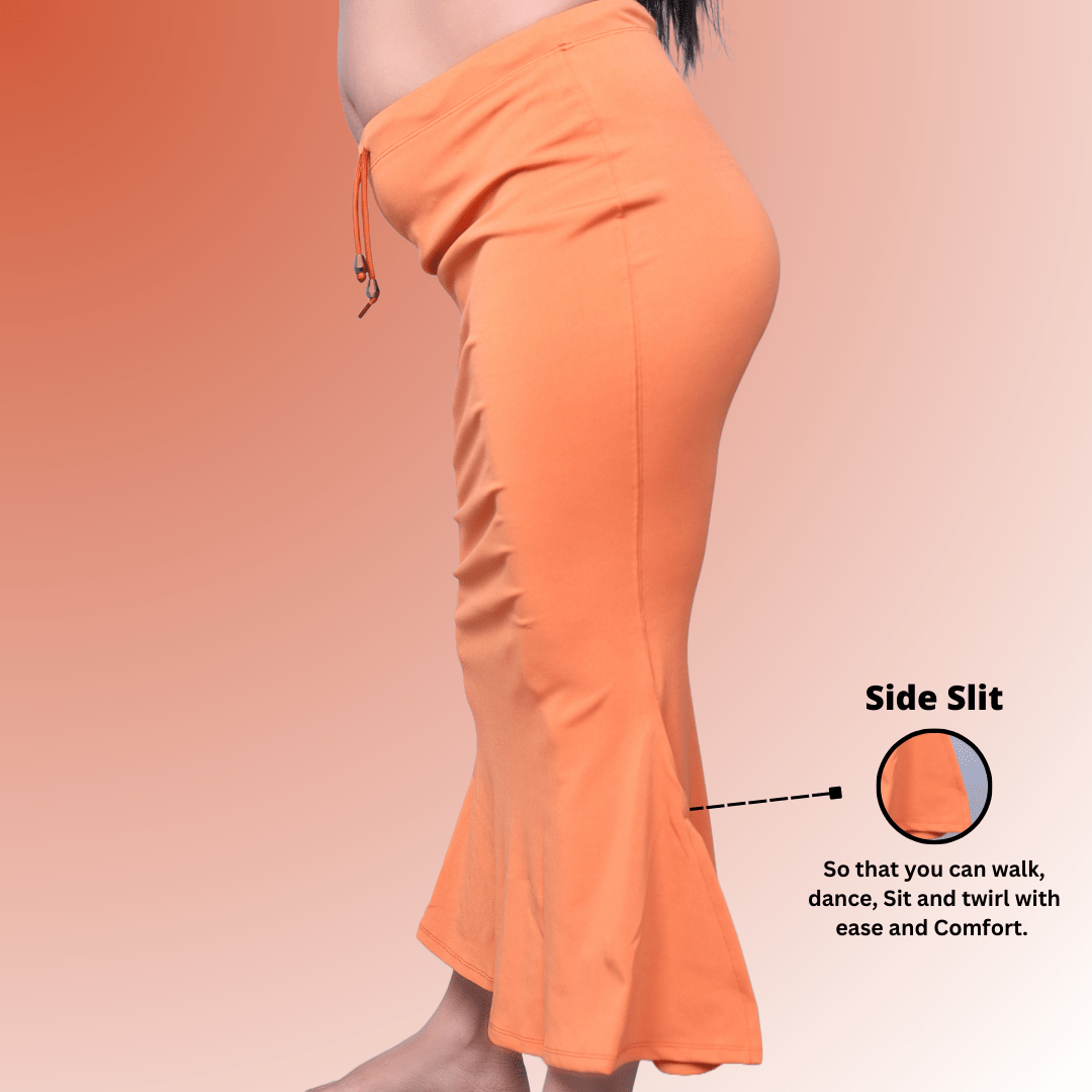 Women's Saree Shapewear Petticoat (Rust) Luxusintim