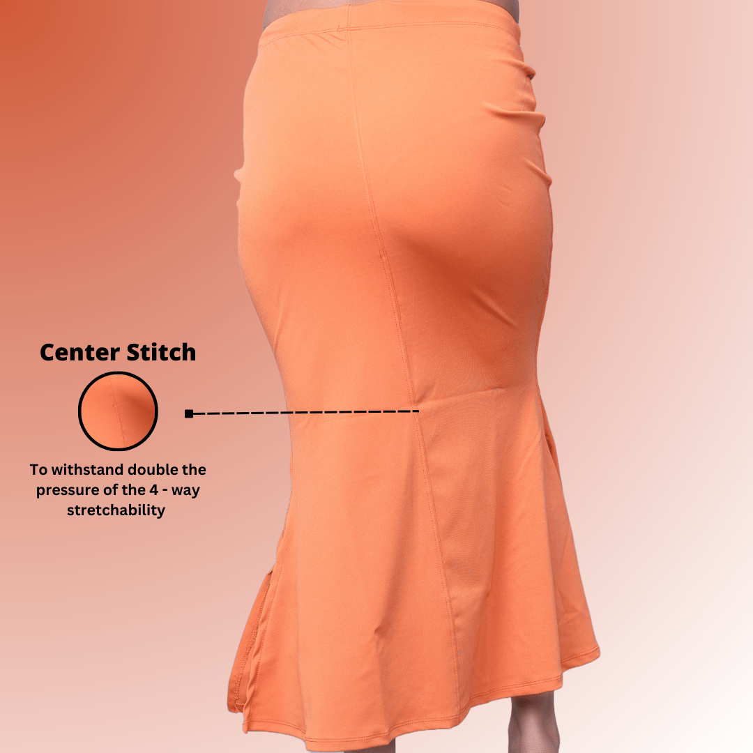 Women's Saree Shapewear Petticoat (Rust) Luxusintim