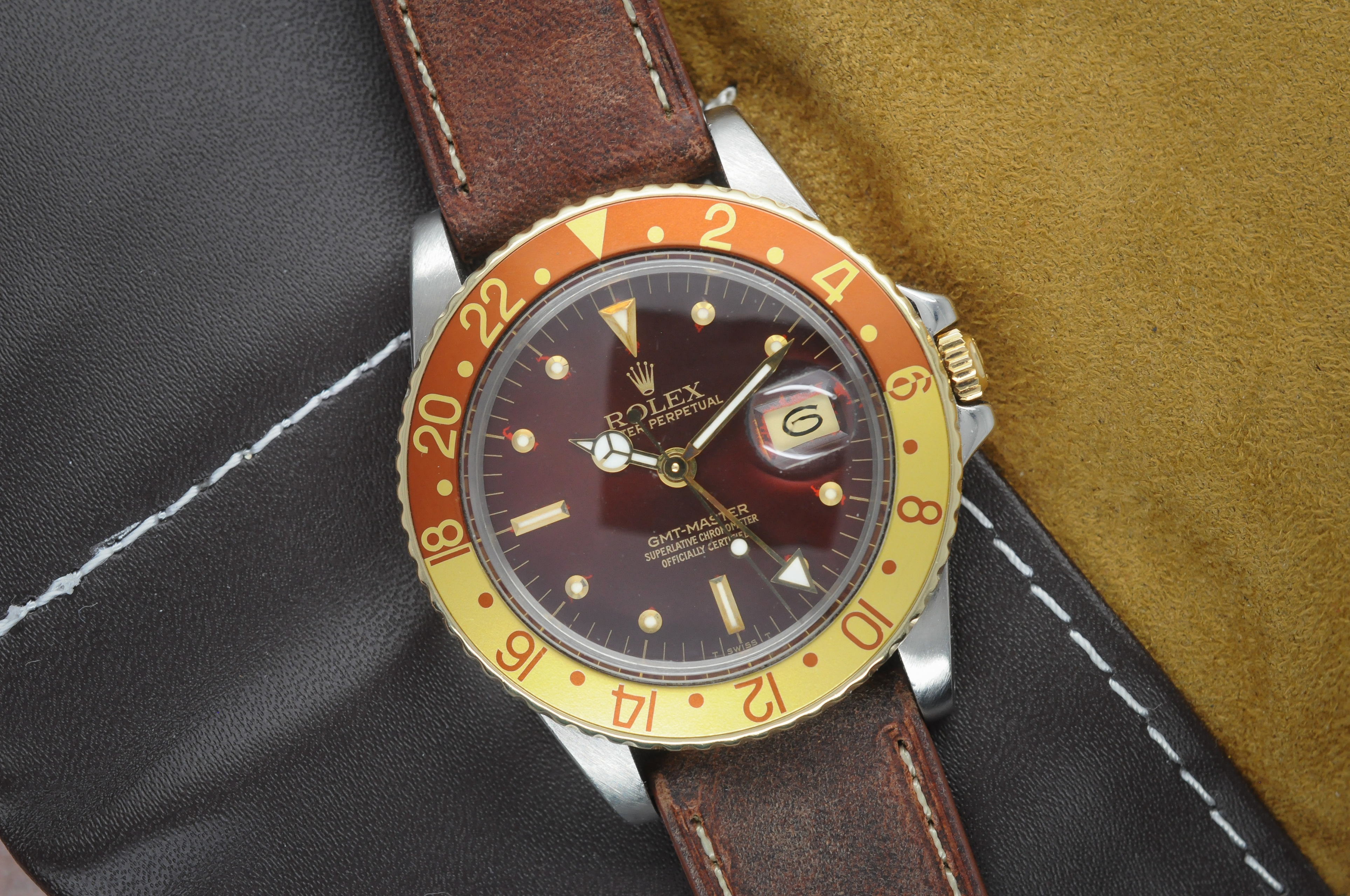 Vintage Rolex GMT Master 16753 "Root Beer" SOLD