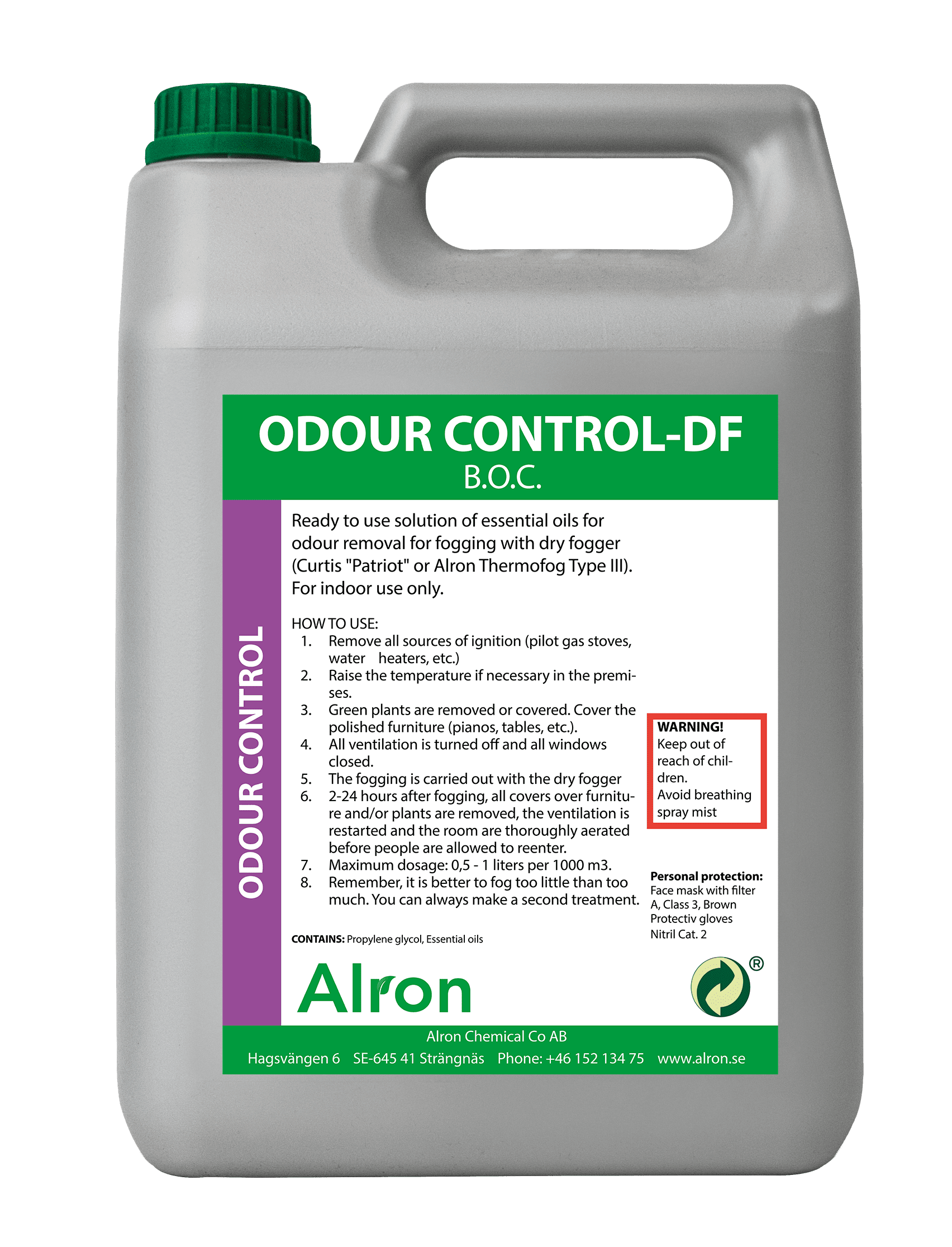 Dry Odour Control DF LVC London Vacuum Company