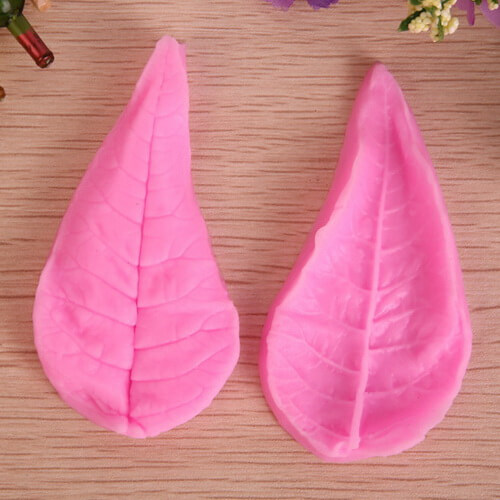 Large leaves silicone mold for fondant or chocolate etc L136 Silicone