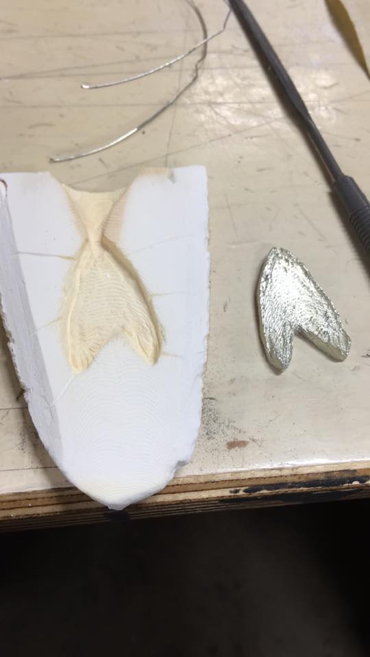Cuttlefish Bone Pewter Jewelry Casting LVL1 Louisville's