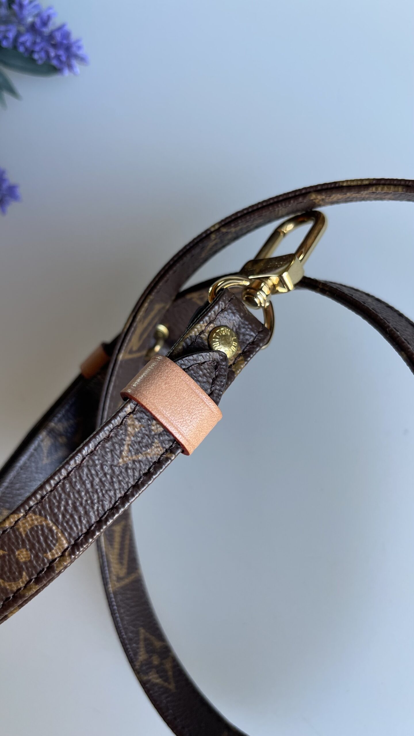 Louis Vuitton 16mm Adjustable Crossbody Strap Monogram LVLENKA Luxury