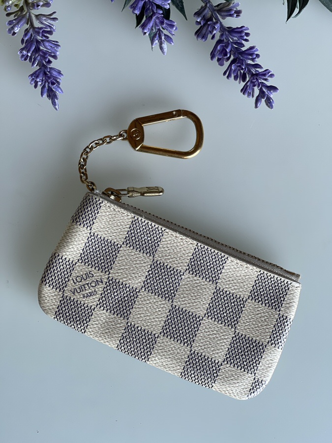 Louis Vuitton Key Pouch Damier Azur LVLENKA Luxury Consignment