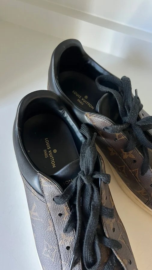 Louis Vuitton Monogram Tennis Shoes Men 9 LVLENKA Luxury Consignment