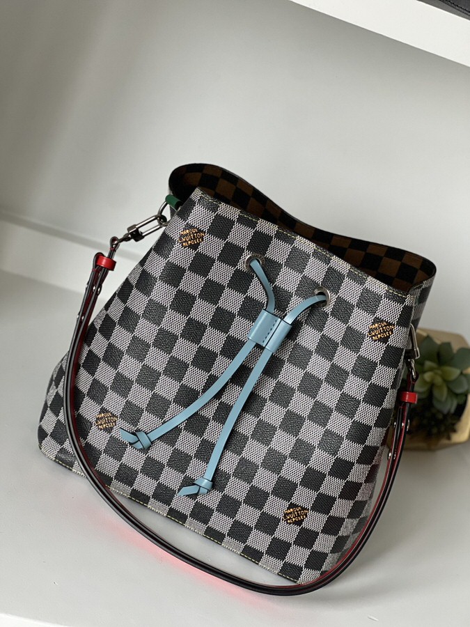 Louis Vuitton NeoNoe Black And White Graphite LVLENKA Luxury Consignment