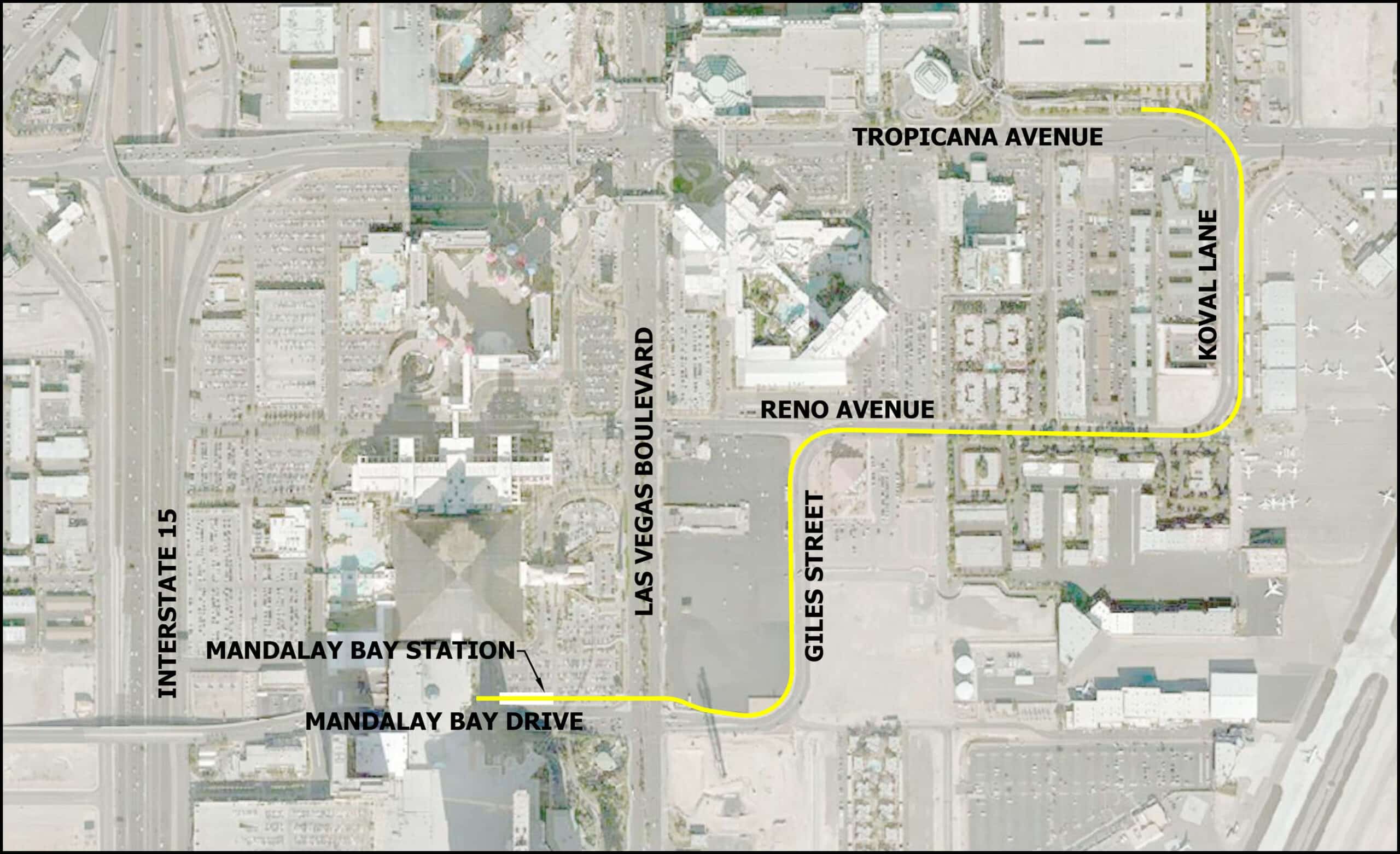 Mandalay Bay Extension Las Vegas Monorail