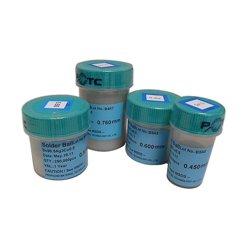 PMTC leadfree BGA solder ball 250K 0.2mm 0.25mm 0.3mm 0.35mm 0.4mm 0