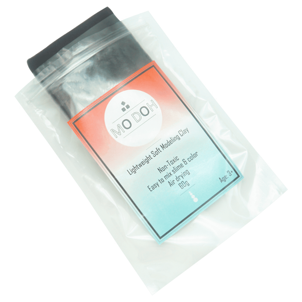 Soft Air Dry Clay Black 60g