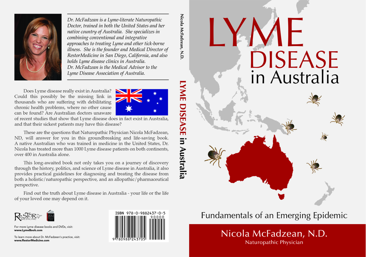 Lyme Disease in Australia Book by Nicola McFadzean, ND