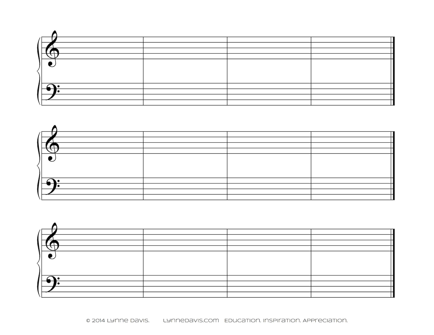 Staff Papers Lynne Davis Music