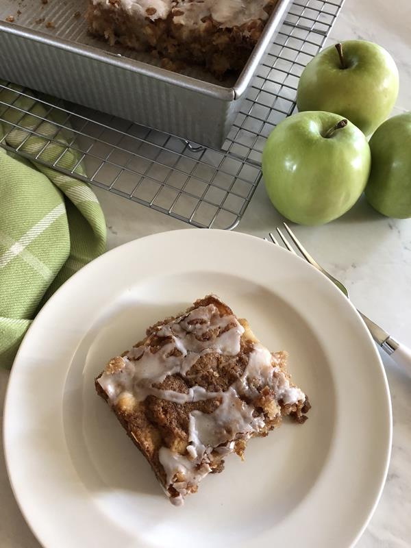 Apple Snack Cake (with a gluten free option) Lynn's Kitchen Adventures