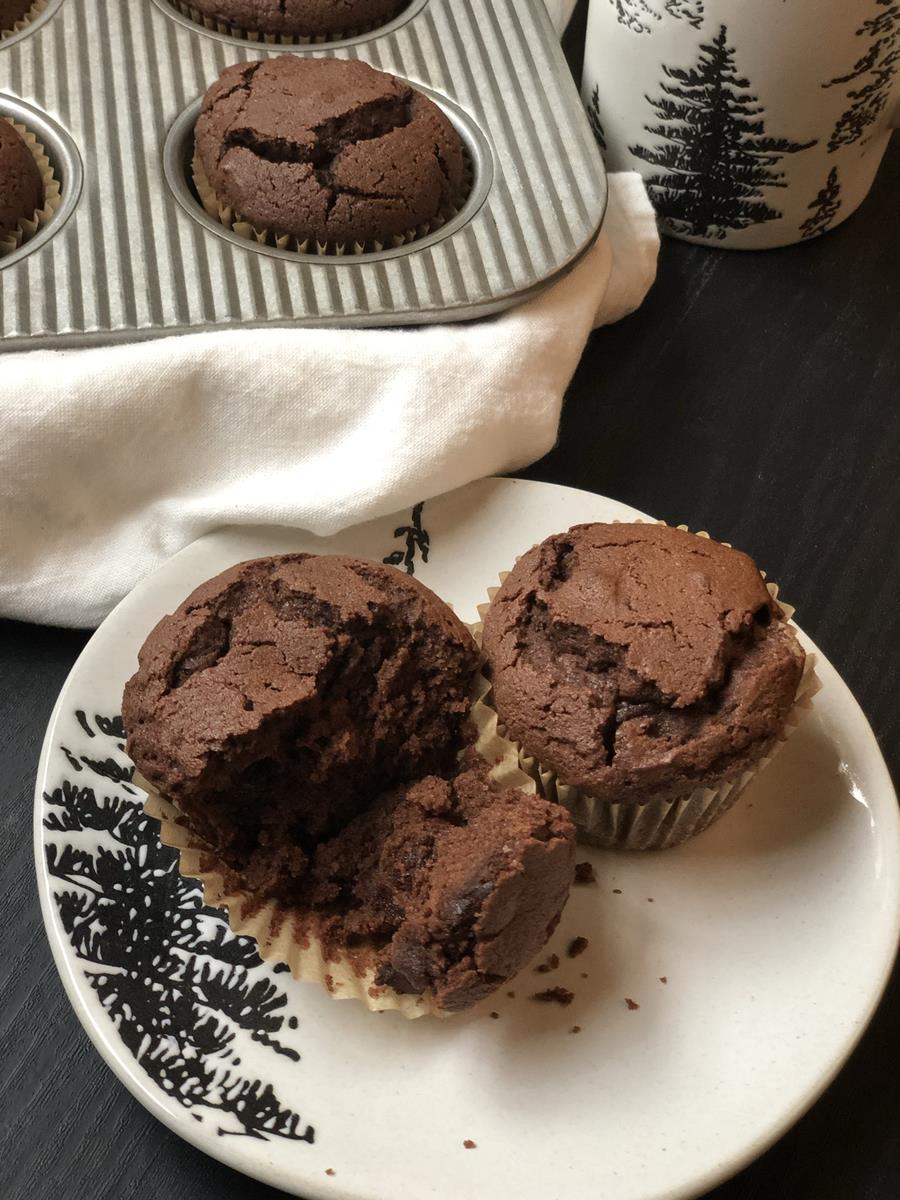 Chocolate Pudding Muffins with Gluten Free Option Lynn's Kitchen Adventures