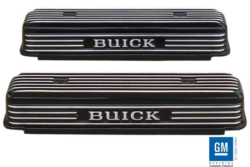 BUICK Nailhead V8 Fins and Vintage Script Valve Covers