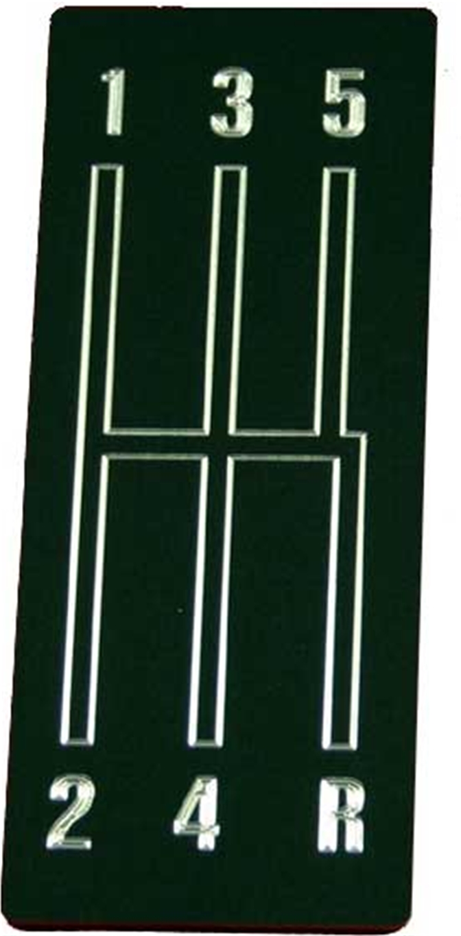 5 & 6 Speed Console Shift Plates