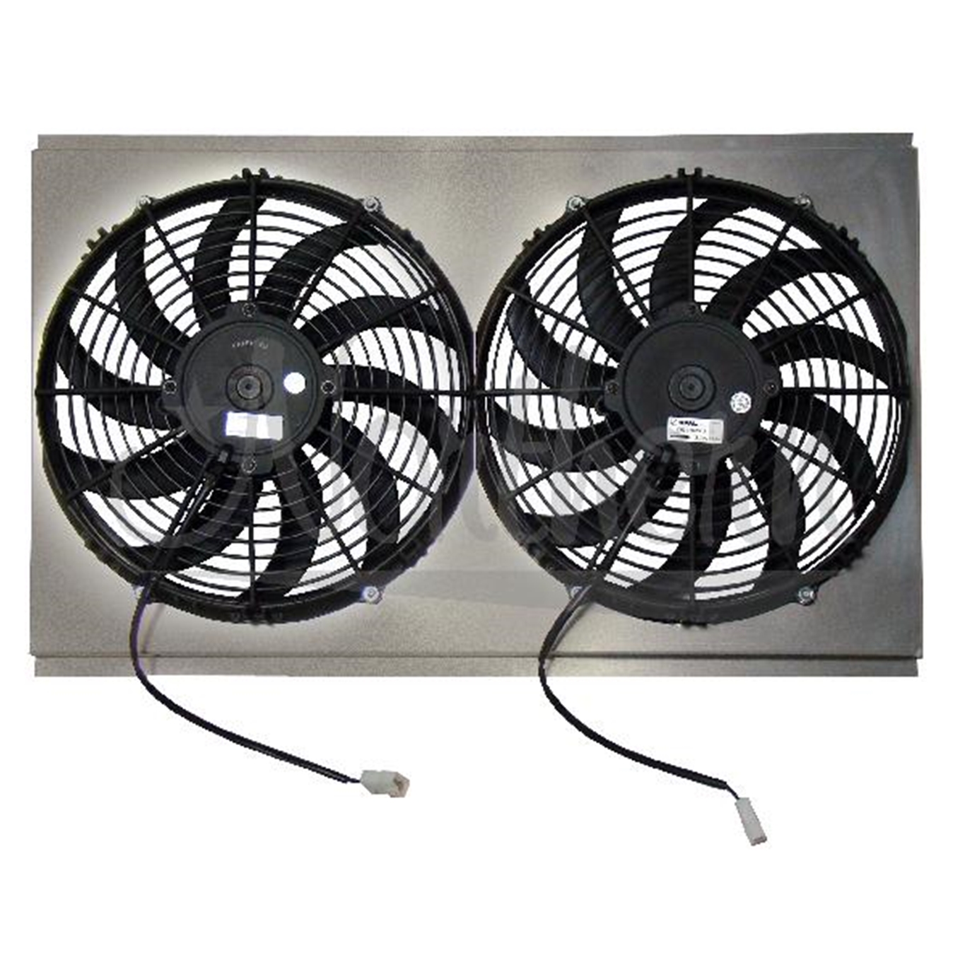 Dual 12" Electric Fan & Shroud (fits 5557 Chevy w LS1 & S10)15 x 26 x