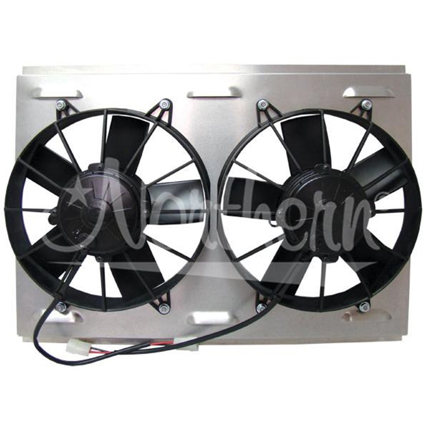 Dual Hi Amp 10" Electric Fan & Shroud (14 7/8 x 22 1/8 x 4 1/4)