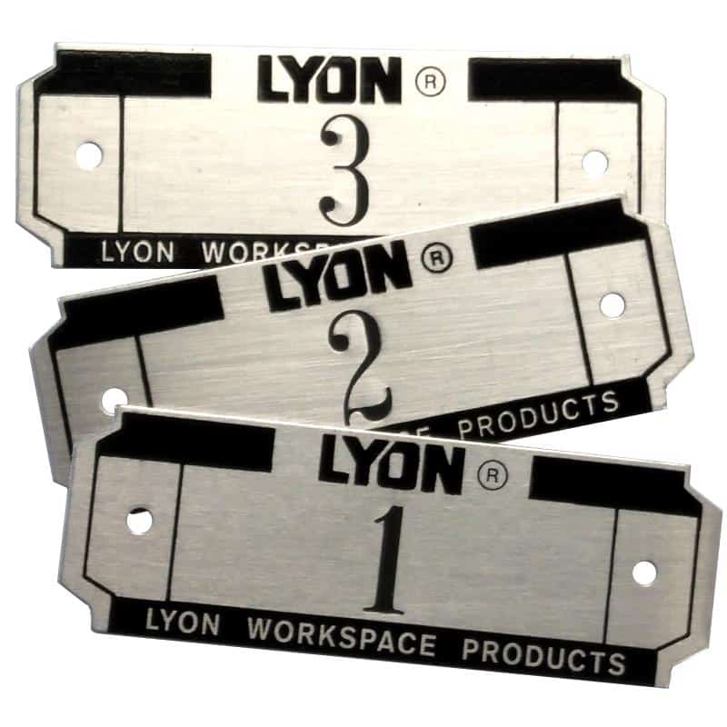School Locker Number Plates