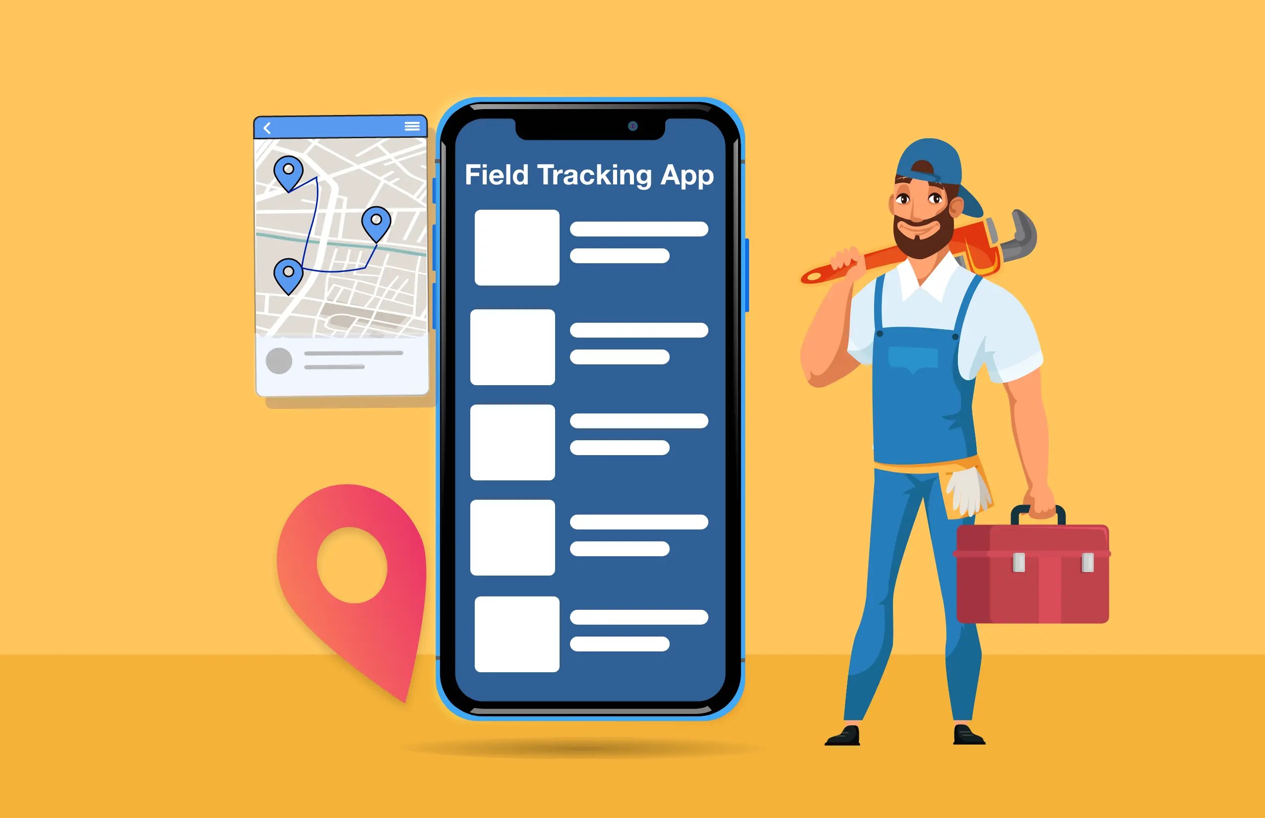 Field Tracking App for Plumbing Service Lystloc