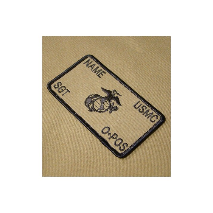 Custom TAN USMC Combat Id patch M1Tactic