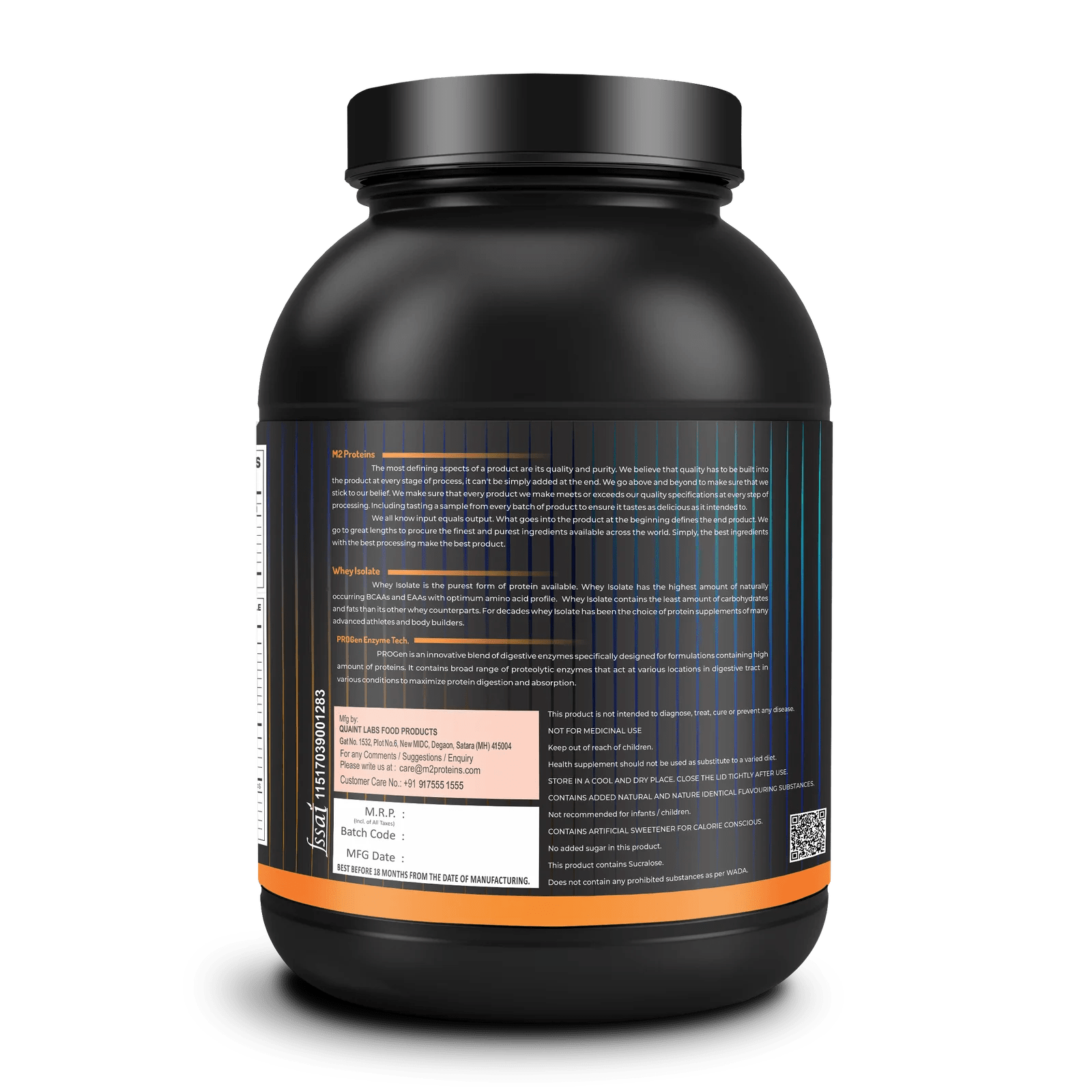 Buy M2 Whey Protein Isolate for lean muscles M2PROTEINS