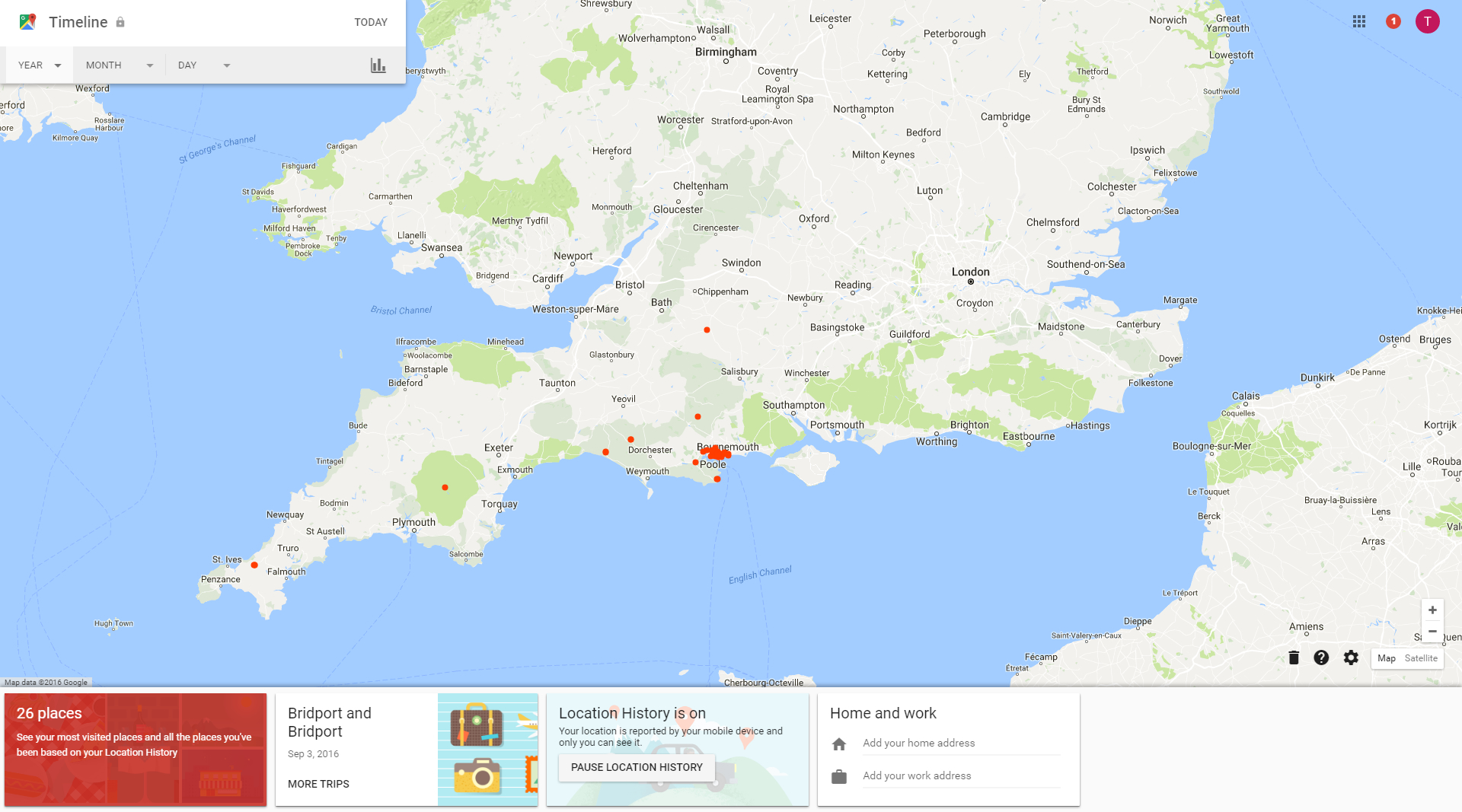 Google knows where you've been Google Maps show your location visits