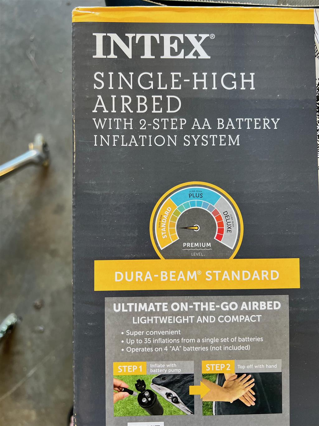 (2) Intex 10" Twin Air Mattress Internal Battery Pump; Bestway Single High 8