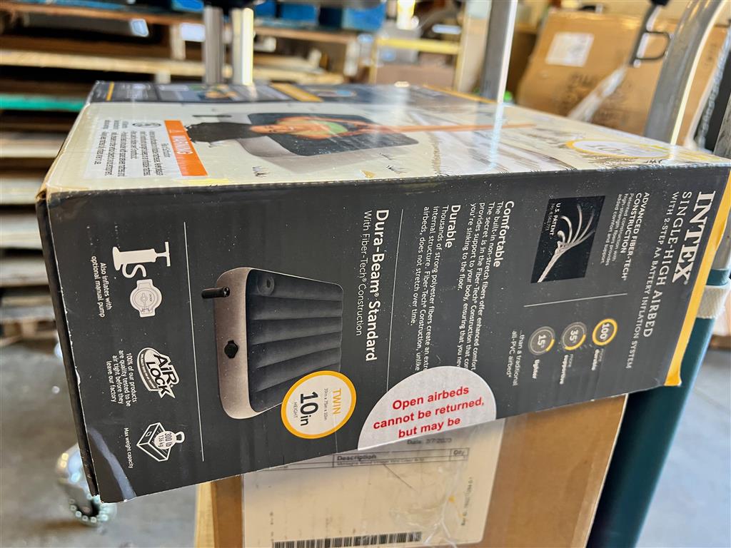 (2) Intex 10" Twin Air Mattress Internal Battery Pump; Bestway Single High 8