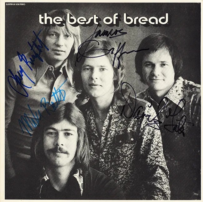 Bread Band Signed The Best Of Bread Album Artist signed collectibles and gifts