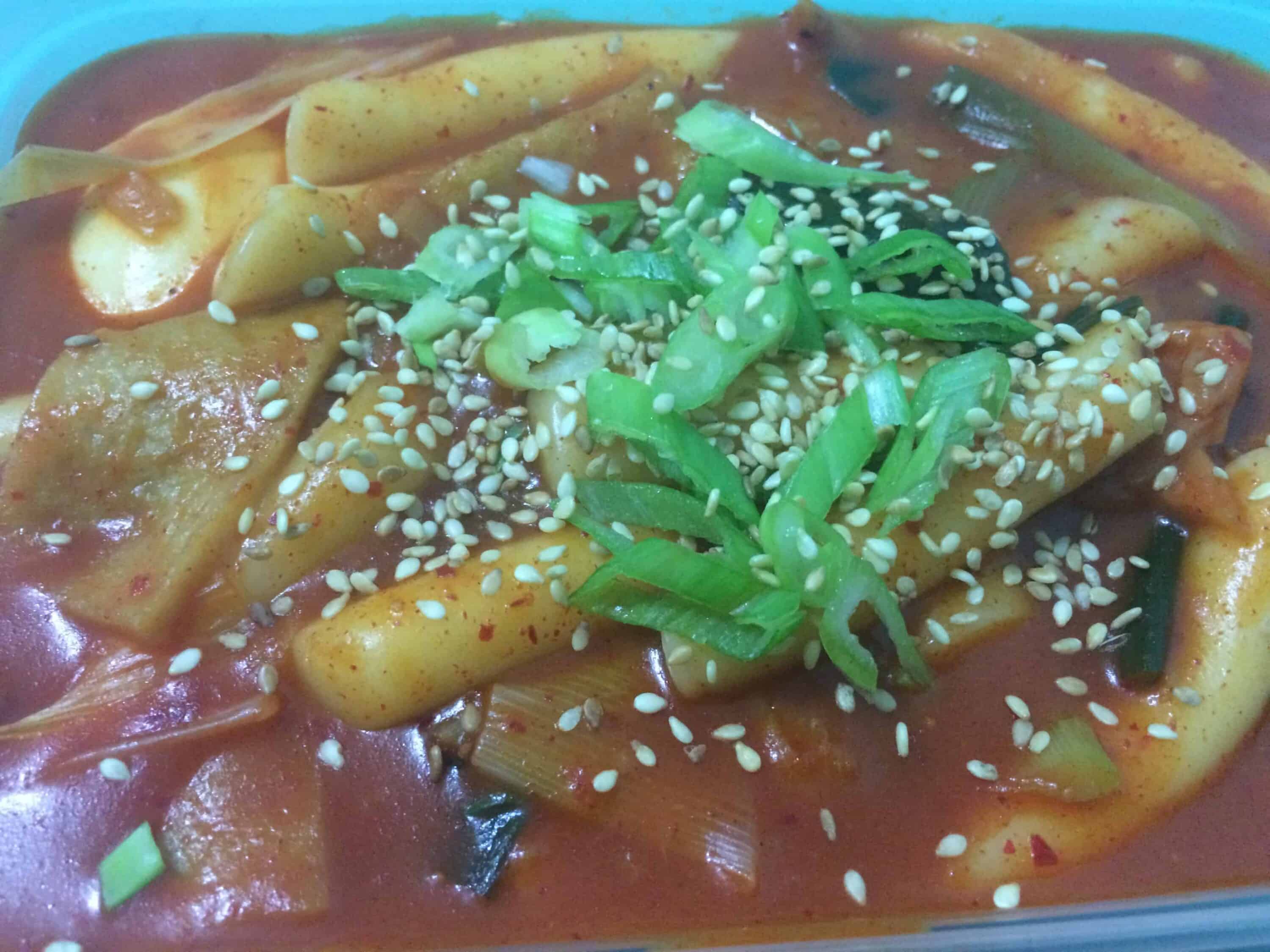 Hot and spicy rice cake (Tteokbokki) recipe