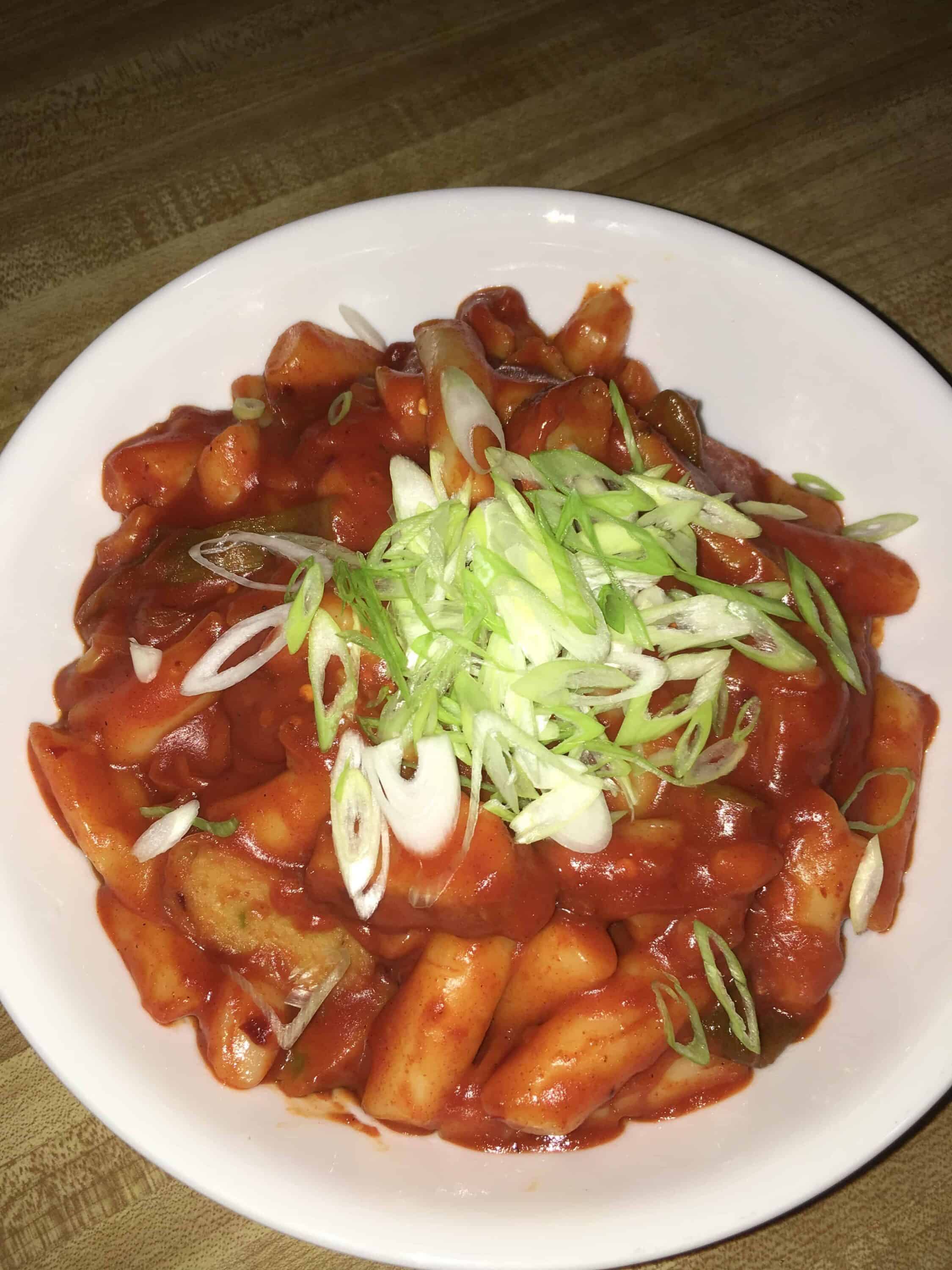 Hot and spicy rice cake (Tteokbokki) recipe