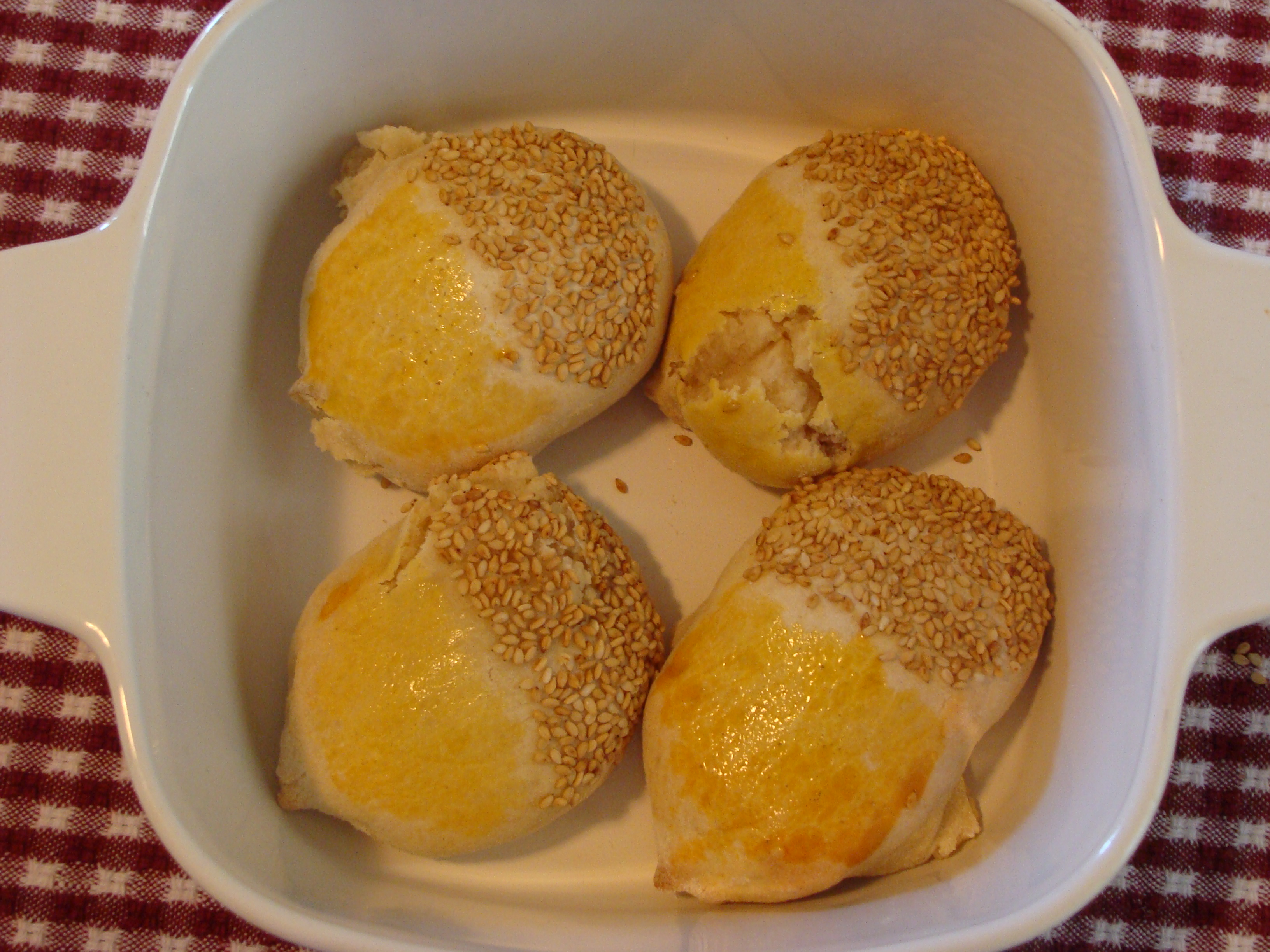 Korean food photo Sweet Manju Pastry on