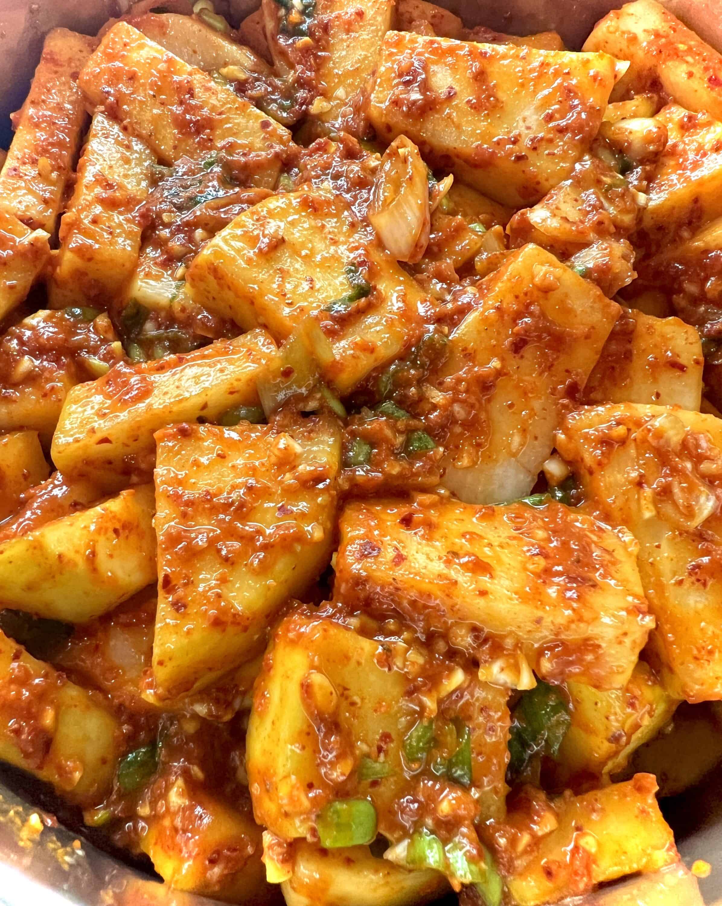 Korean Radish Kimchi