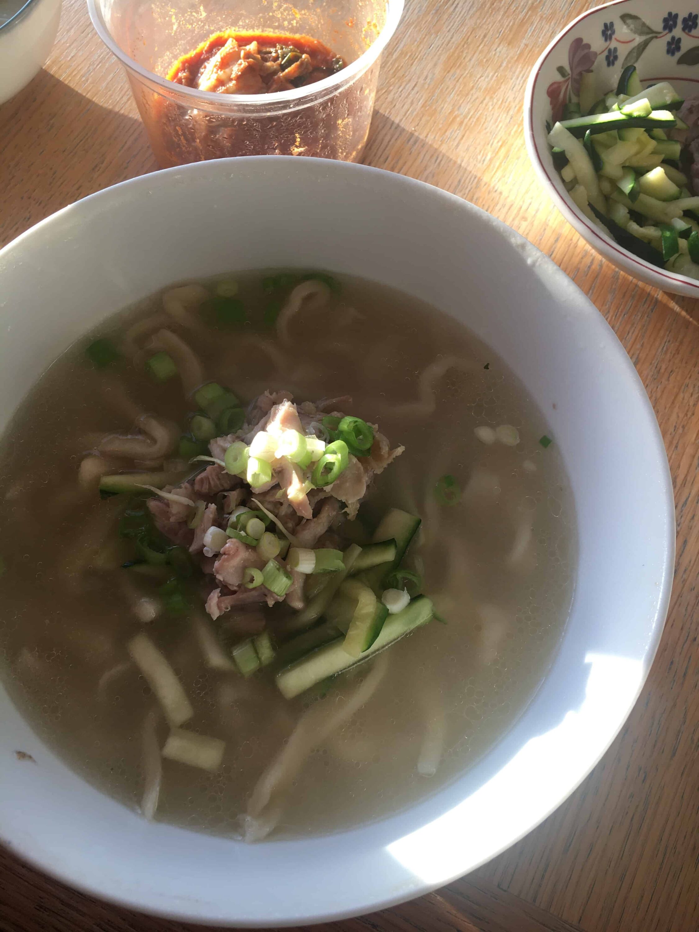 Chicken noodle soup from scratch (Dakkalguksu) recipe by Maangchi