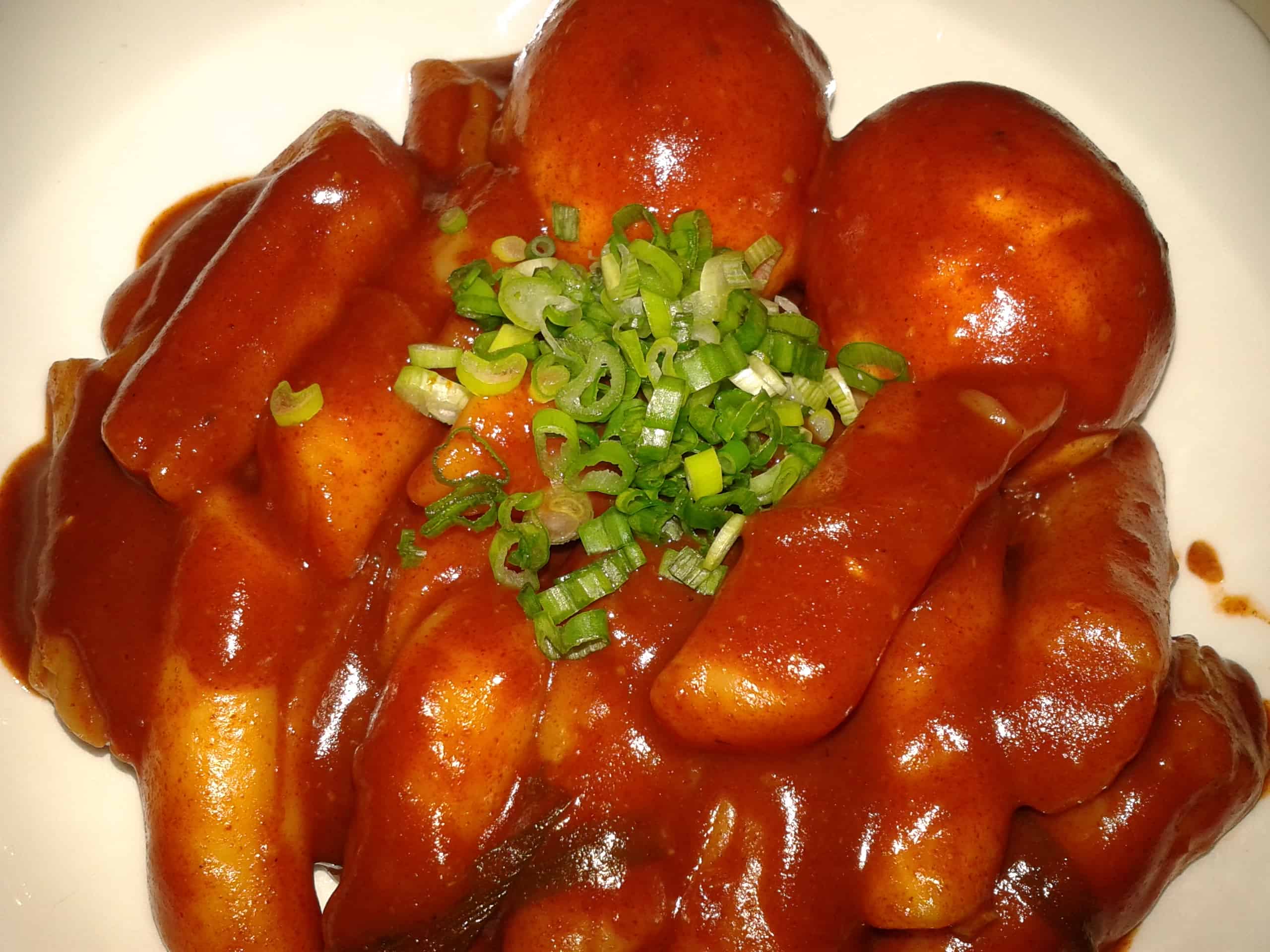 Korean food photo Tteokbokki Dinner on