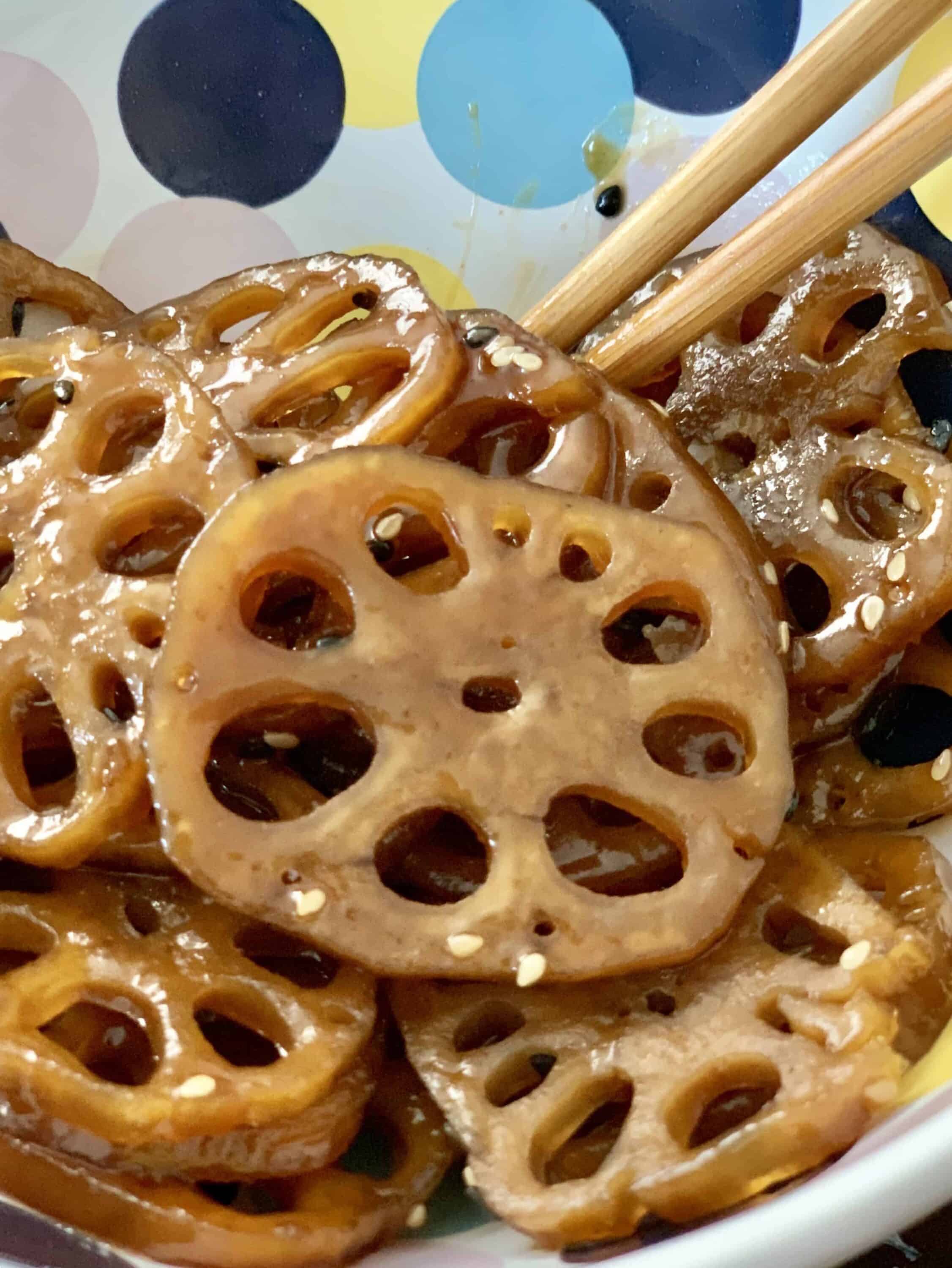 Braised lotus roots (Yeongeunjorim 연근조림) recipe