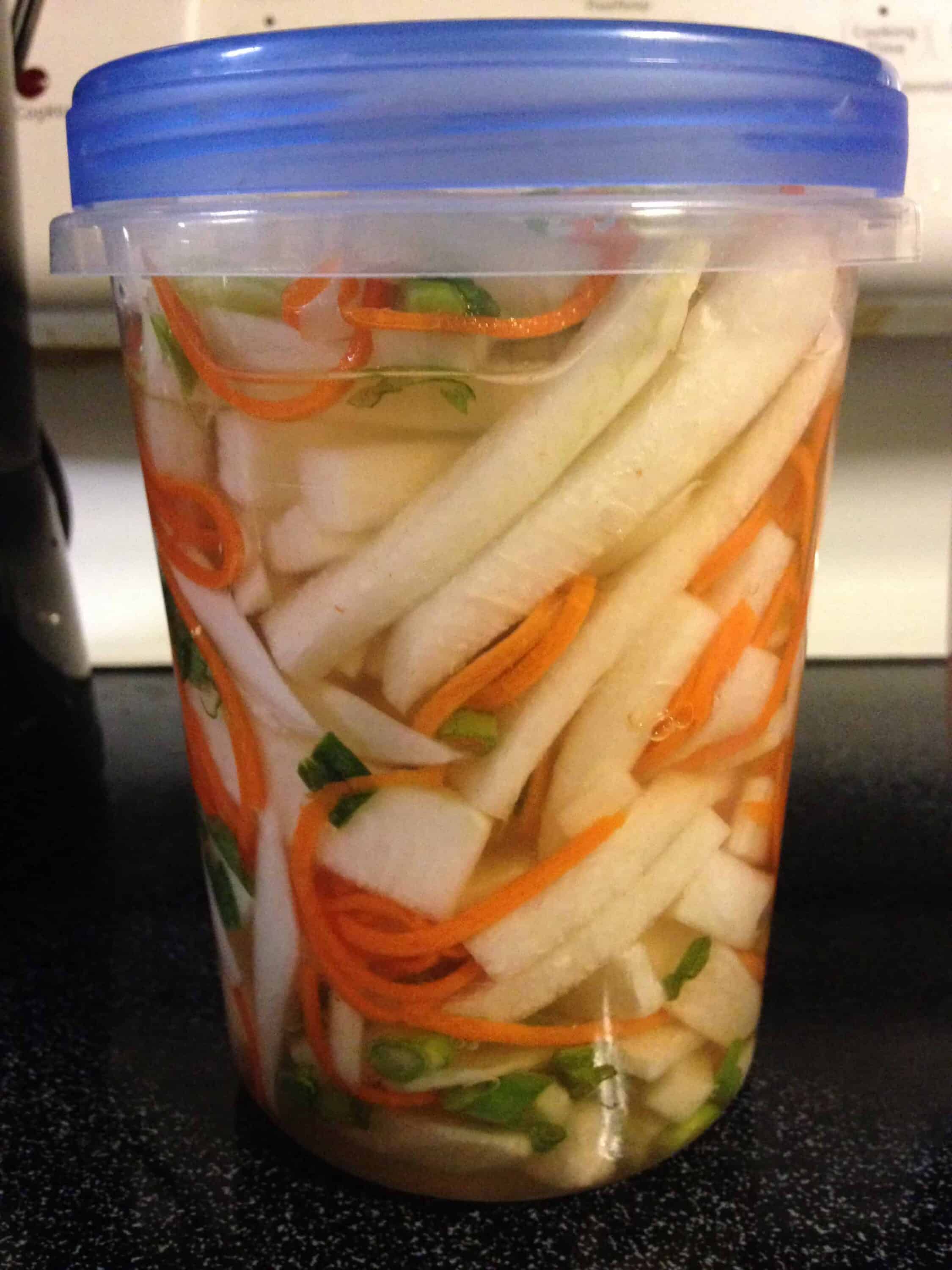 Pickled radish (Chickenmu 치킨무) recipe by Maangchi