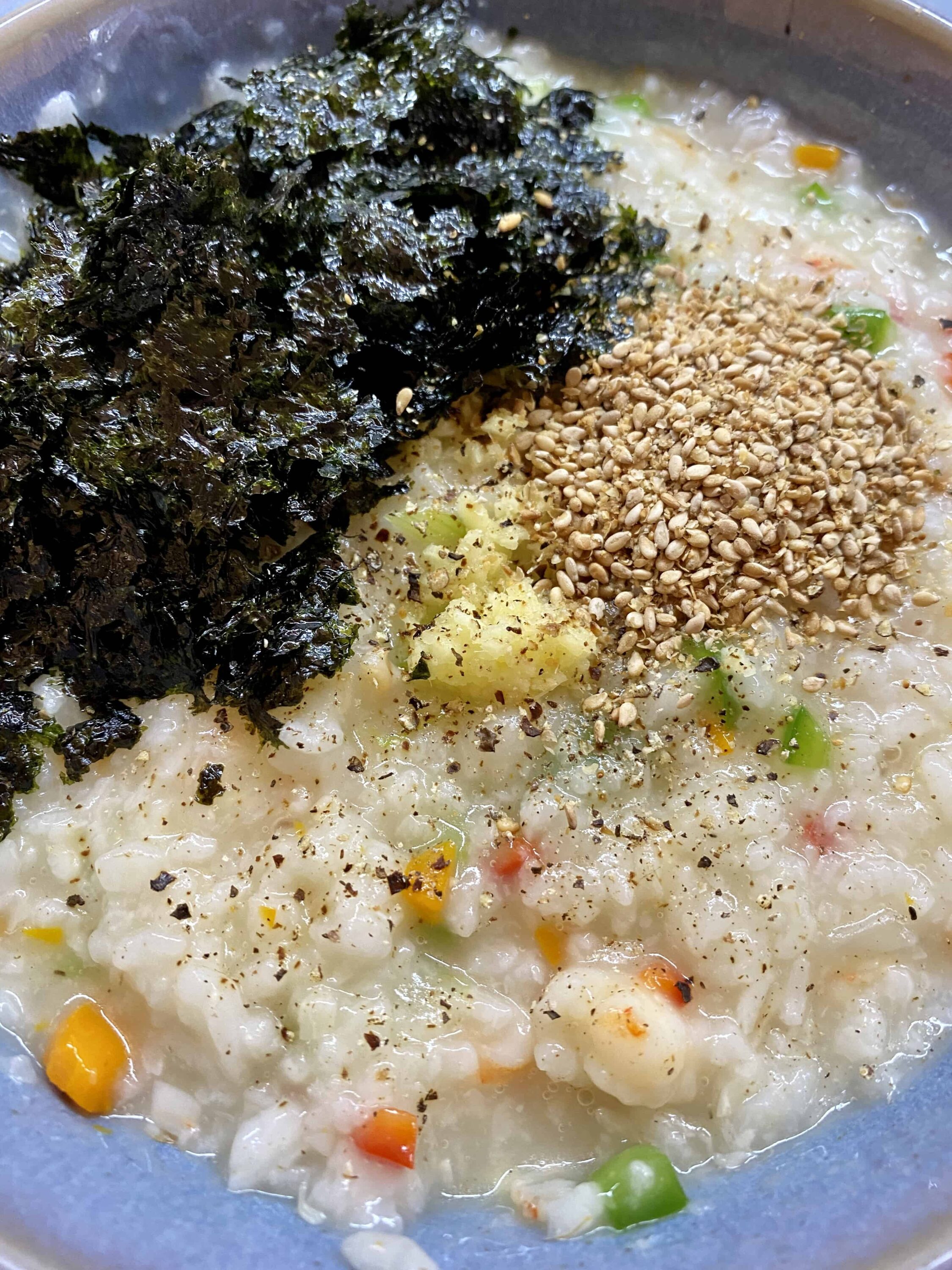 Shrimp porridge (Saeujuk 새우죽) recipe by Maangchi