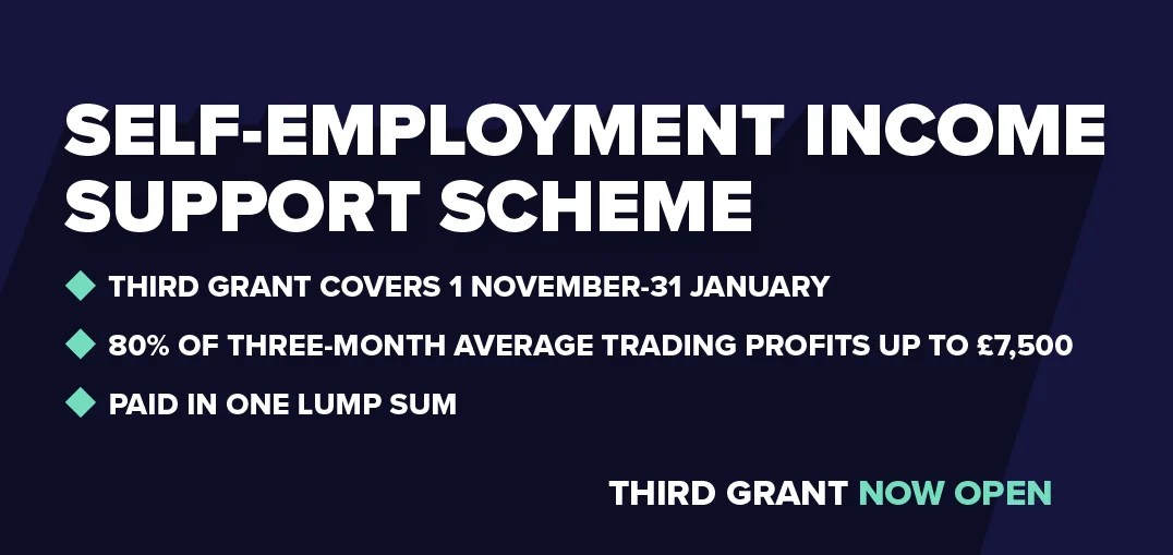 SelfEmployment Support Scheme (SEISS) third grant up to £7500