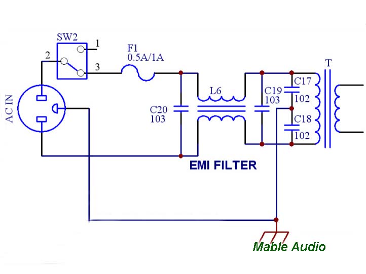 2pcs EMI Filters board