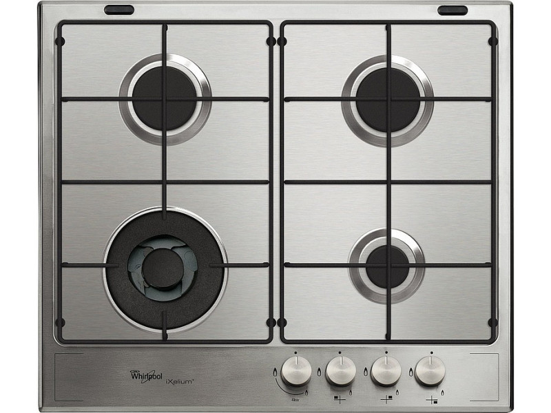 PLAQUE GAZ 4 FEUX INOX 60X51CM WHIRLPOOL GMA6421/IXL Mac.destock