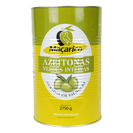 Whole Green Olives 2,75 kg