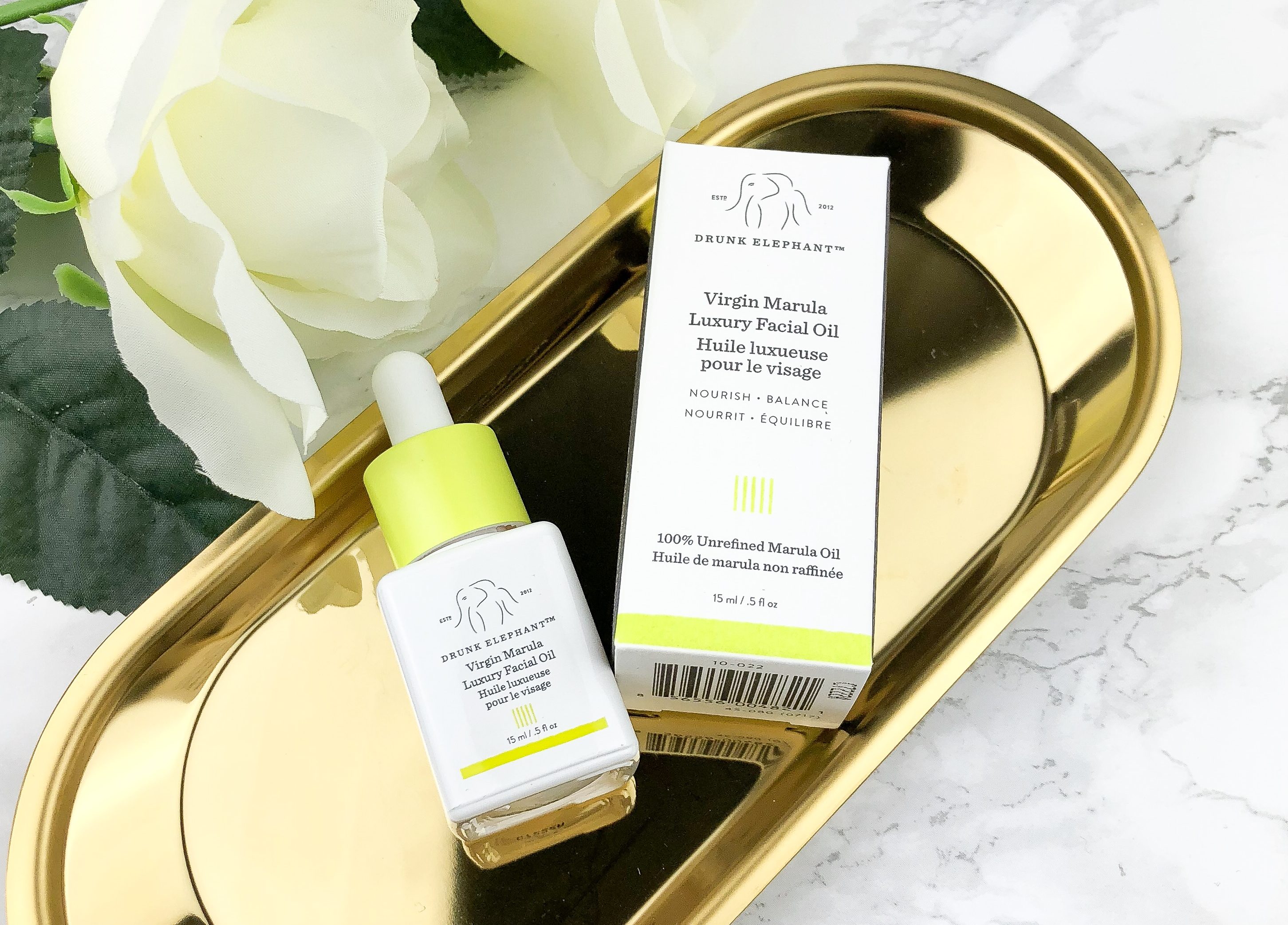 DRUNK ELEPHANT VIRGIN MARULA LUXURY FACIAL OIL - MACARONS