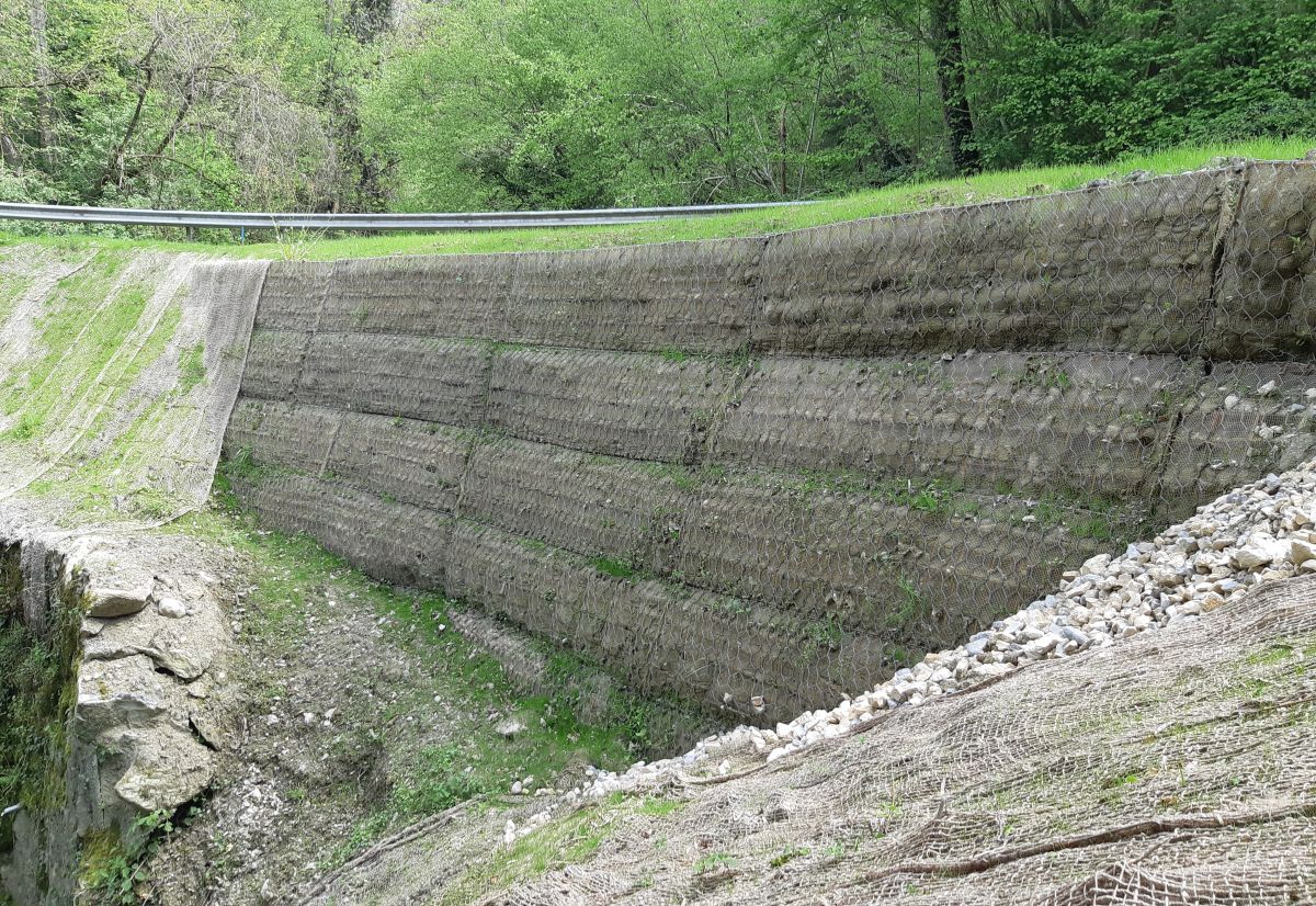 RD38 CONFORTEMENT RAVIN DE LA CHAUDIERE SAINT EUSEBE, 74, FRANCE