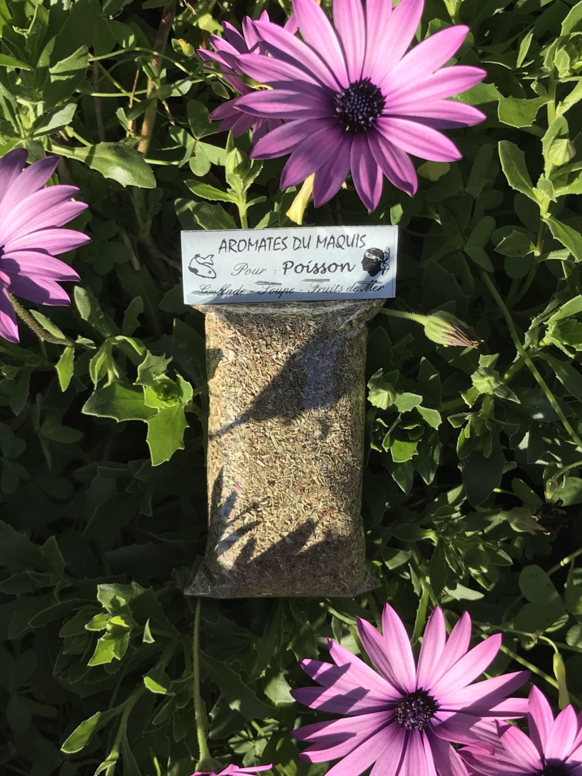 Herbes du Maquis pour poisson (feuille moulue) Macchia.fr