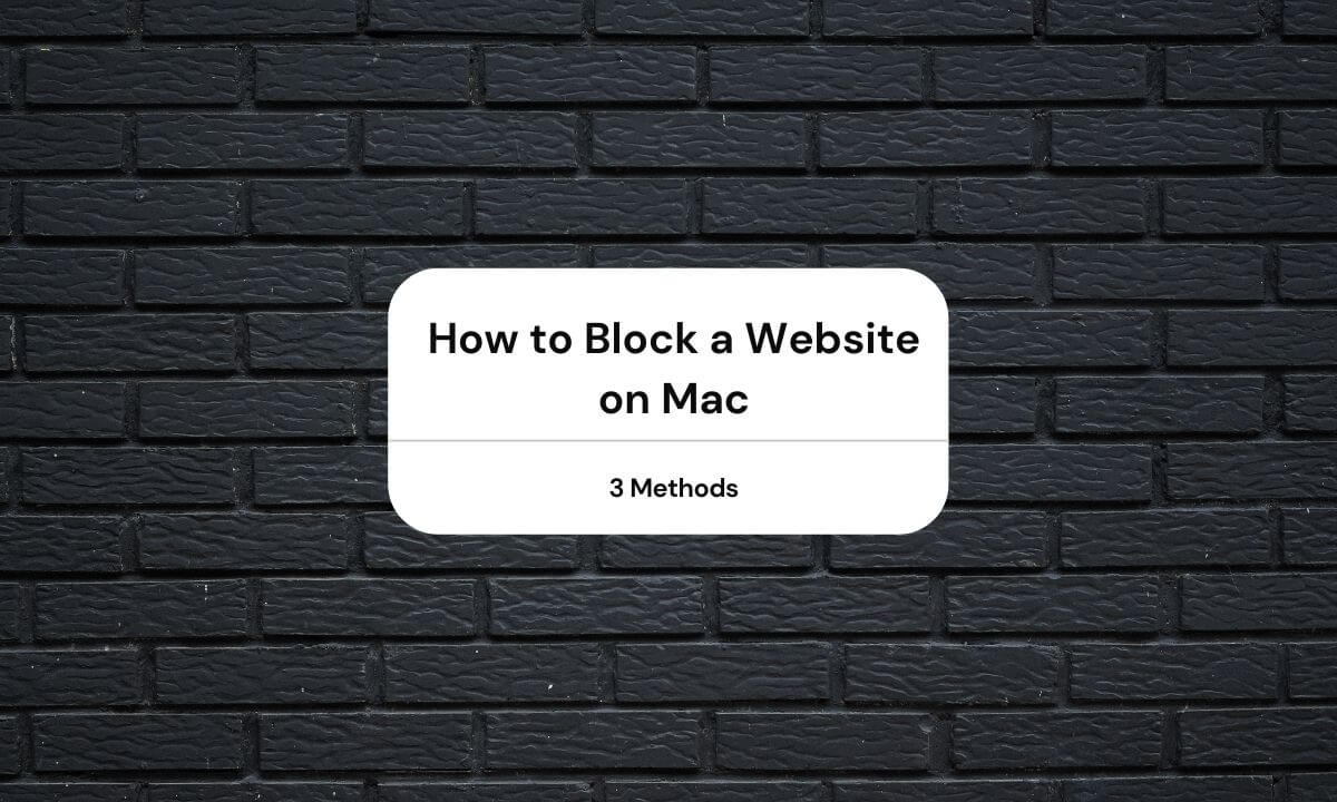 How to Block site on Mac