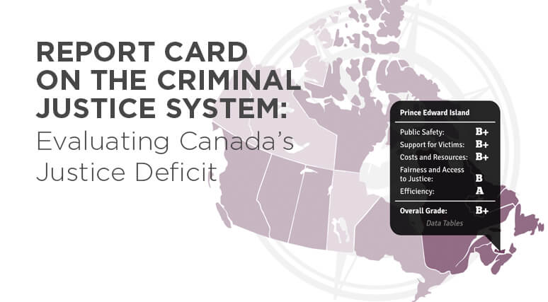 MLI's inaugural justice system report card finds criminal justice