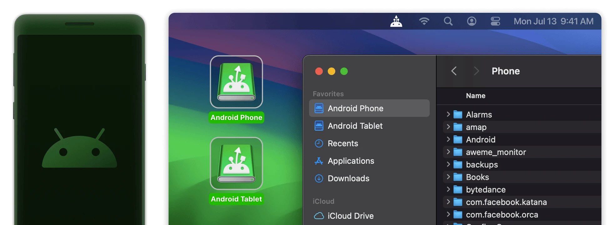 Android file transfer for macOS How to transfer files MacDroid